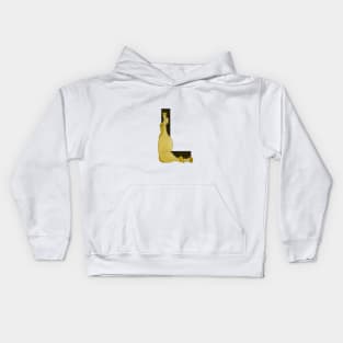 Pony Monogram Letter L Kids Hoodie